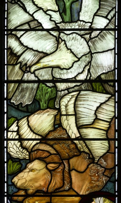 Eagle & Lion (detail) by Edward Burne Jones